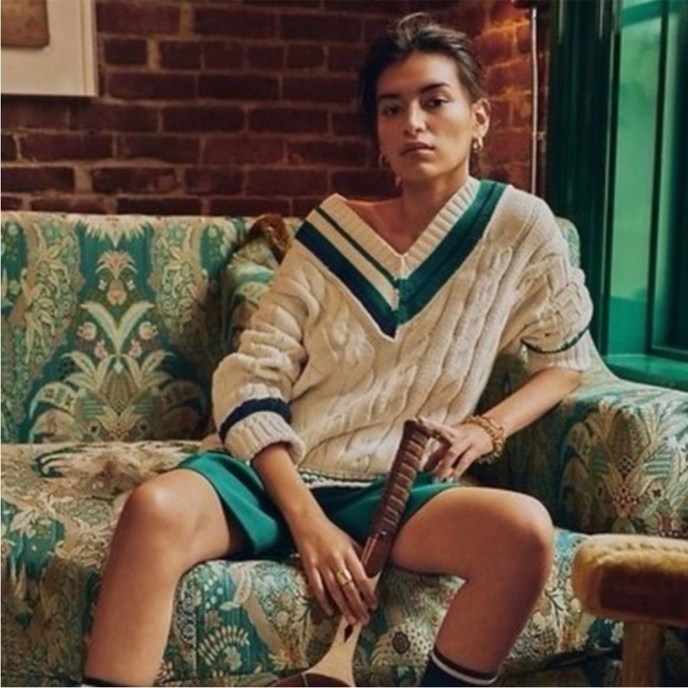 Banana Republic athletics cricket sweater